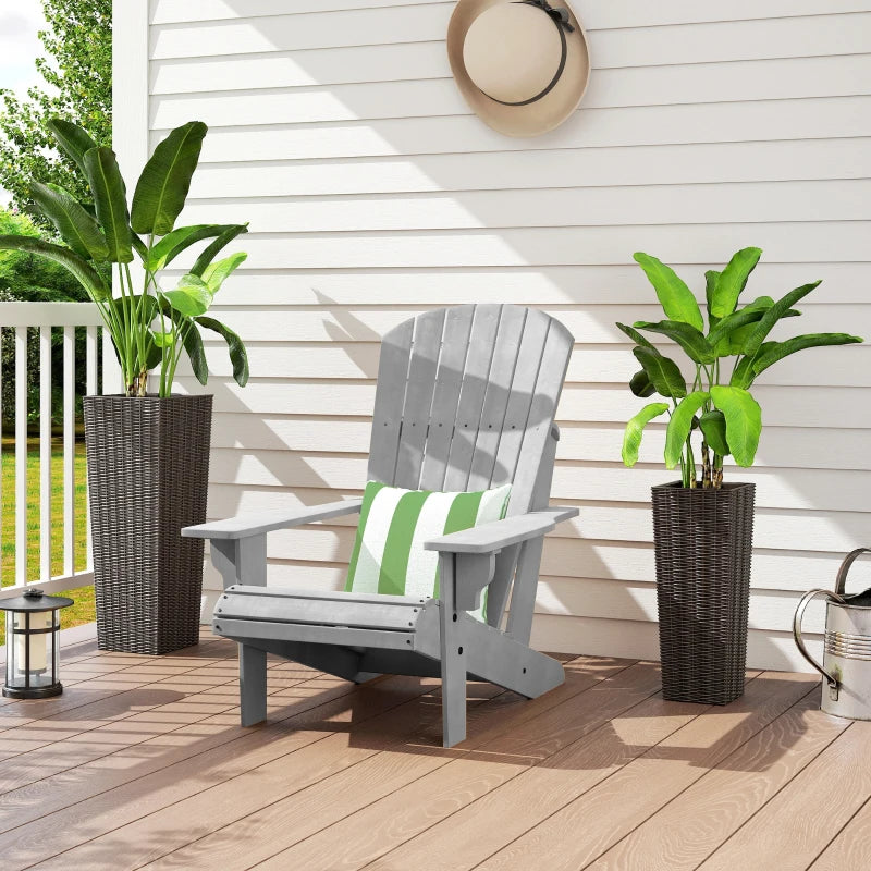 Set of 2 Tall Planters for Outdoor Plants with Drainage Holes, Outdoor Flower Pots for Entryway, Patio and Deck
