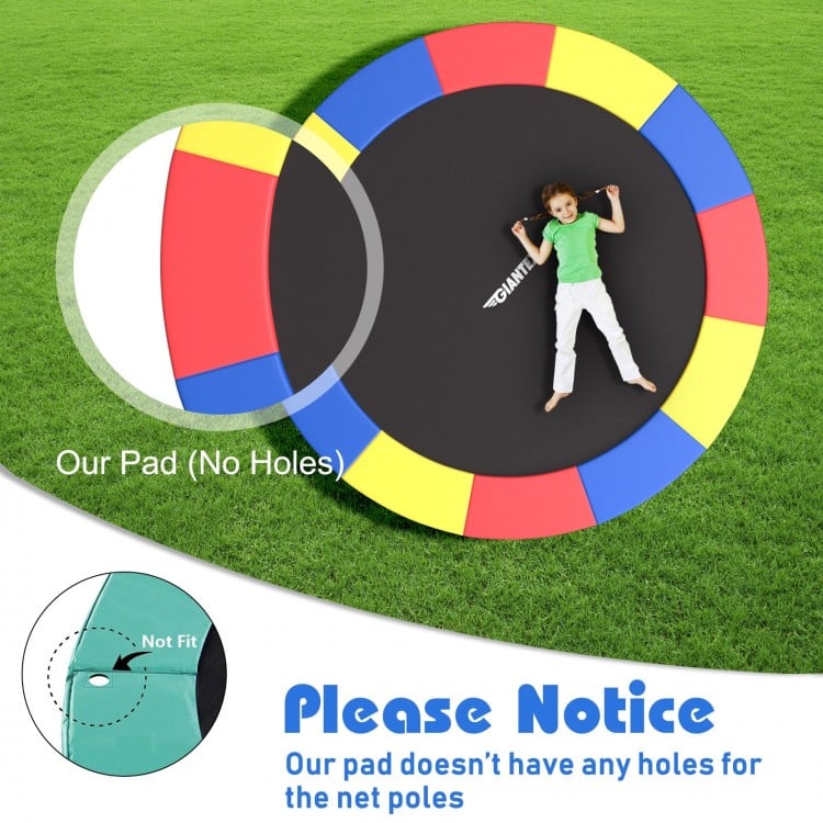 14 Feet Waterproof and Tear-Resistant Universal Trampoline Safety Pad Spring Cover