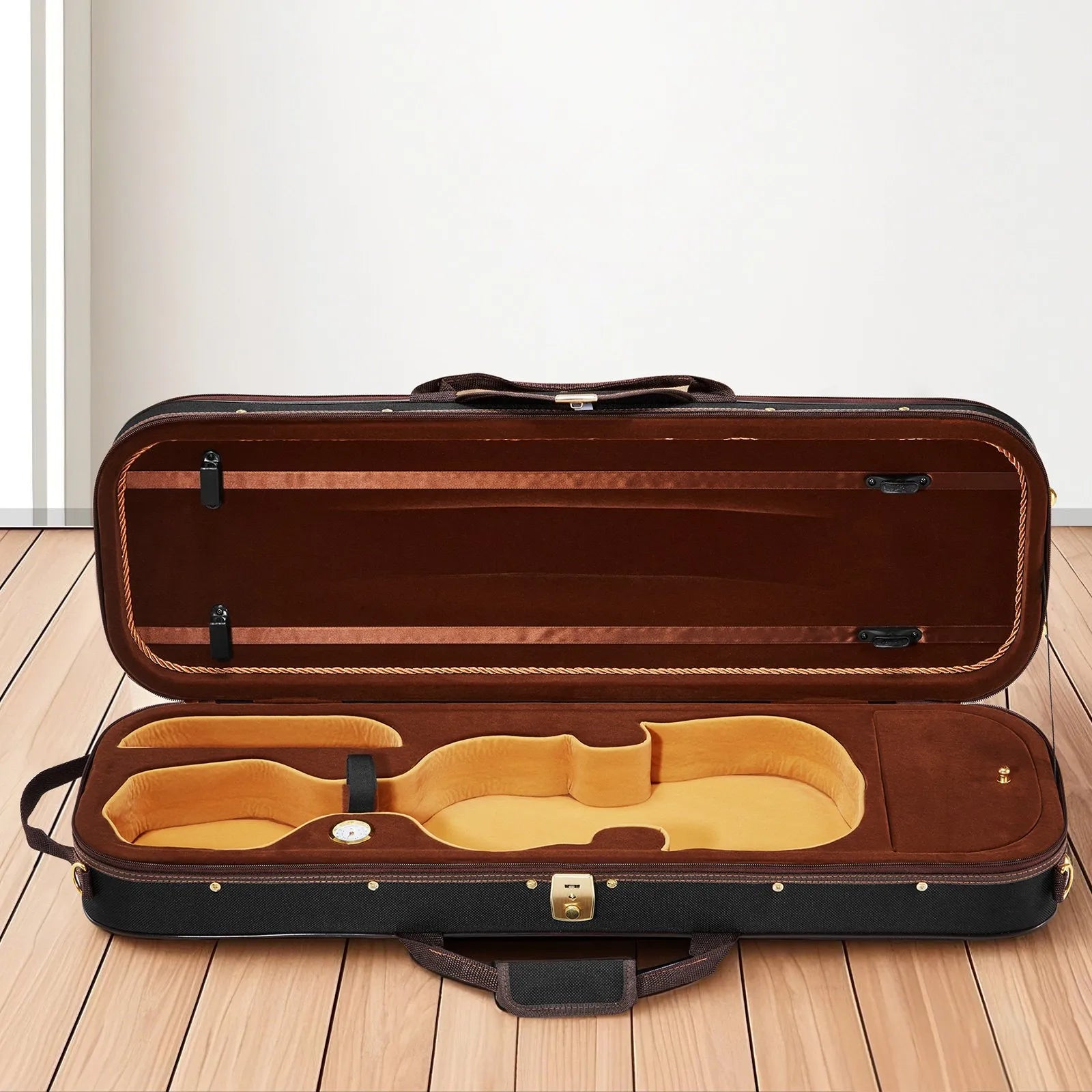 Portable Nylon Fabric 4/4 Full Size Violin Case Anti-Scratch Travel Carrying Bag