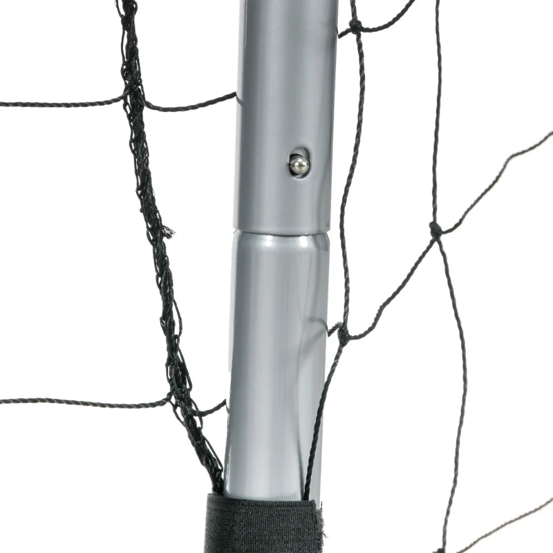 Soozier 10ft x 6.5ft Soccer Goal, Soccer Net for Backyard with Ground Stakes, Quick and Simple Set Up