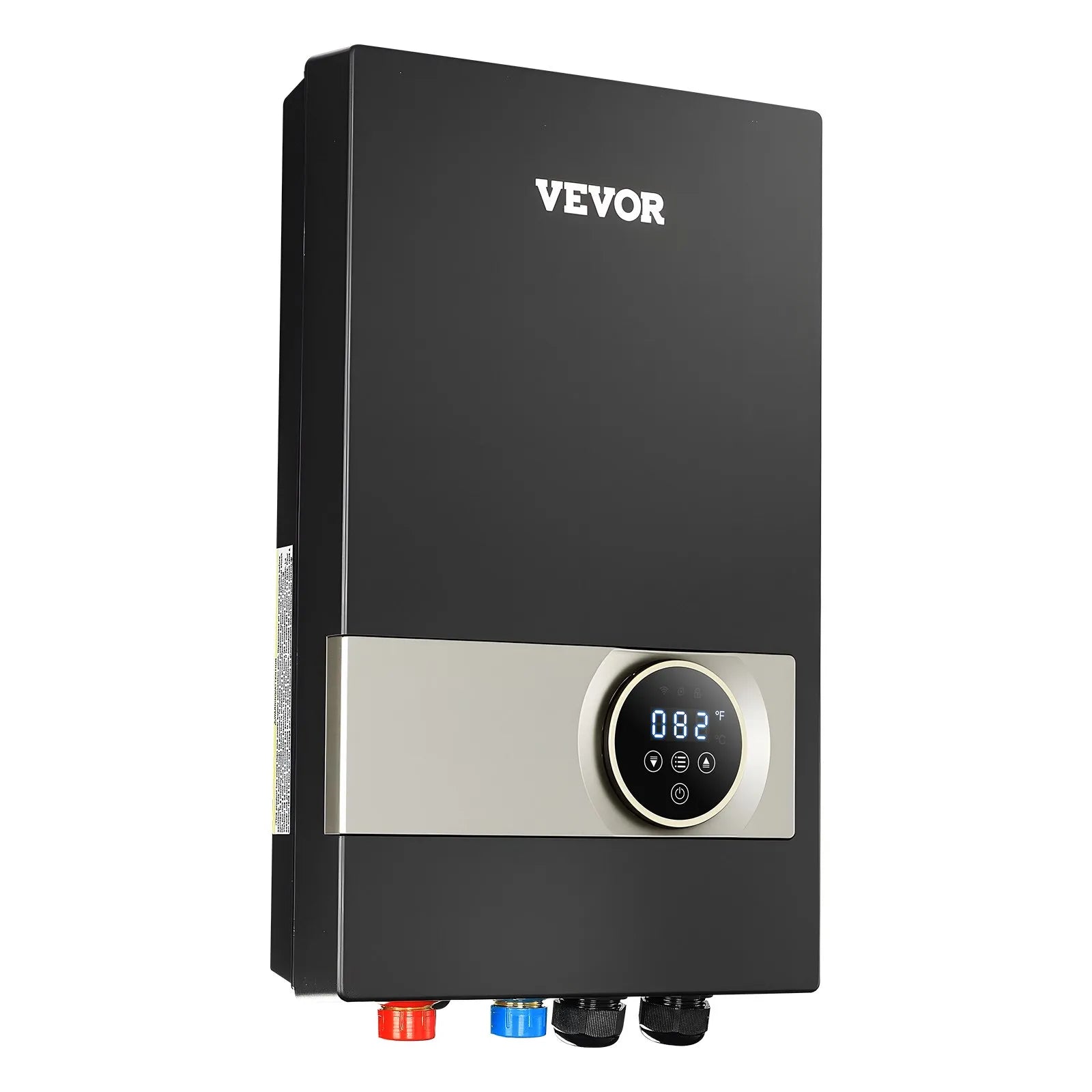 VEVOR 27kW Tankless Electric Water Heater Instant Hot with LCD Child Lock