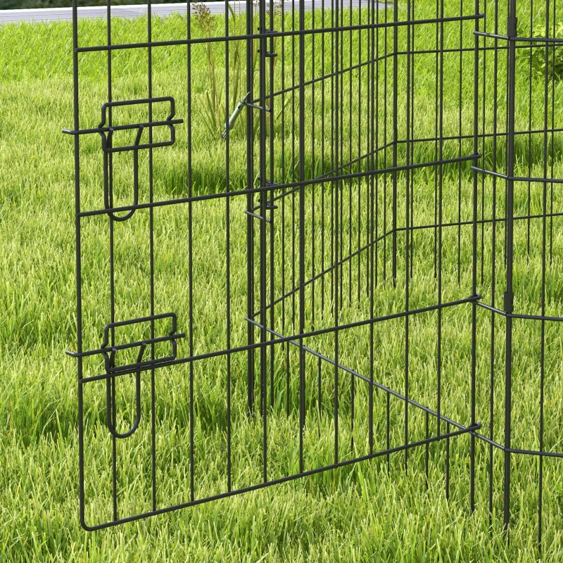 36inch Foldable Metal Exercise Pet Playpen Yard Dog Puppy Kennel Cage 8 Panel