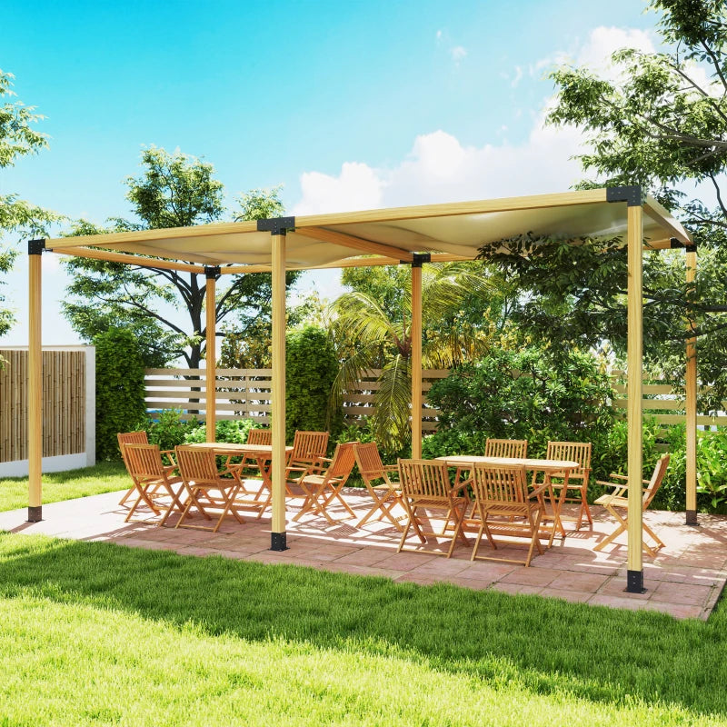 12PCS Pergola Kit, Pergola Brackets with 3-Way & 4-Way Corner Brackets for 4"x4" (Actual 3.6"x3.6") Lumber