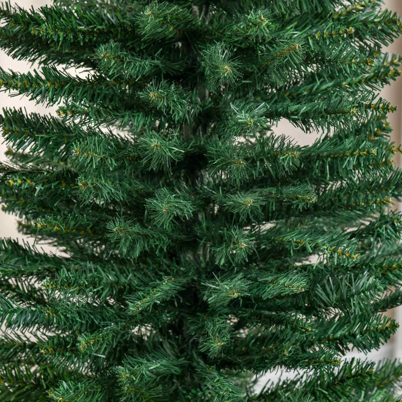 7' PVC Slim Pencil Artificial Christmas Tree 390 Branch Tips