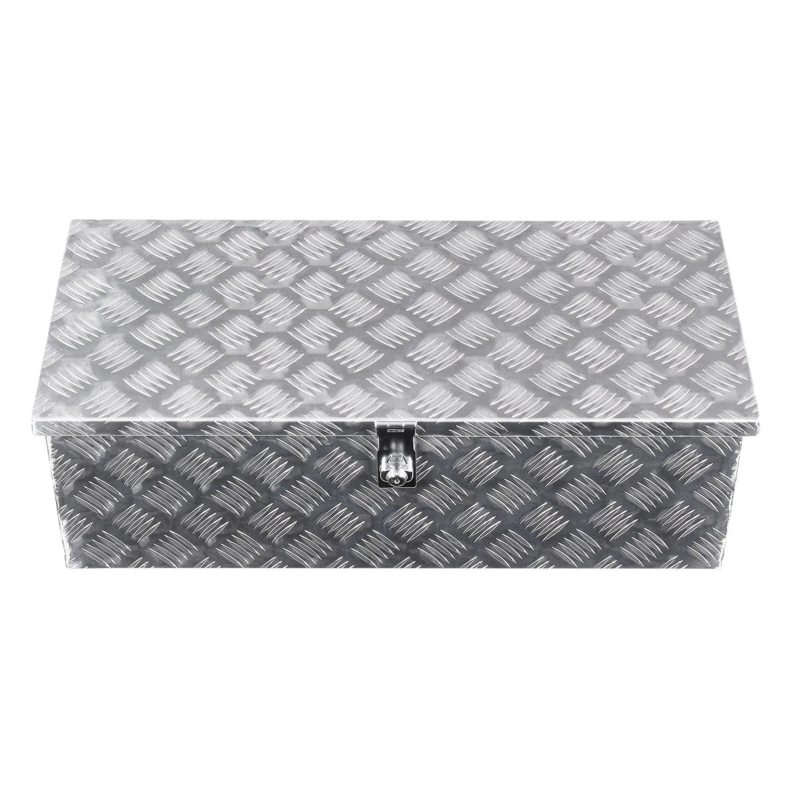 VEVOR 30"x13"x9.6" Heavy Duty Aluminum Truck Bed Tool Box for Pickup RV Silver