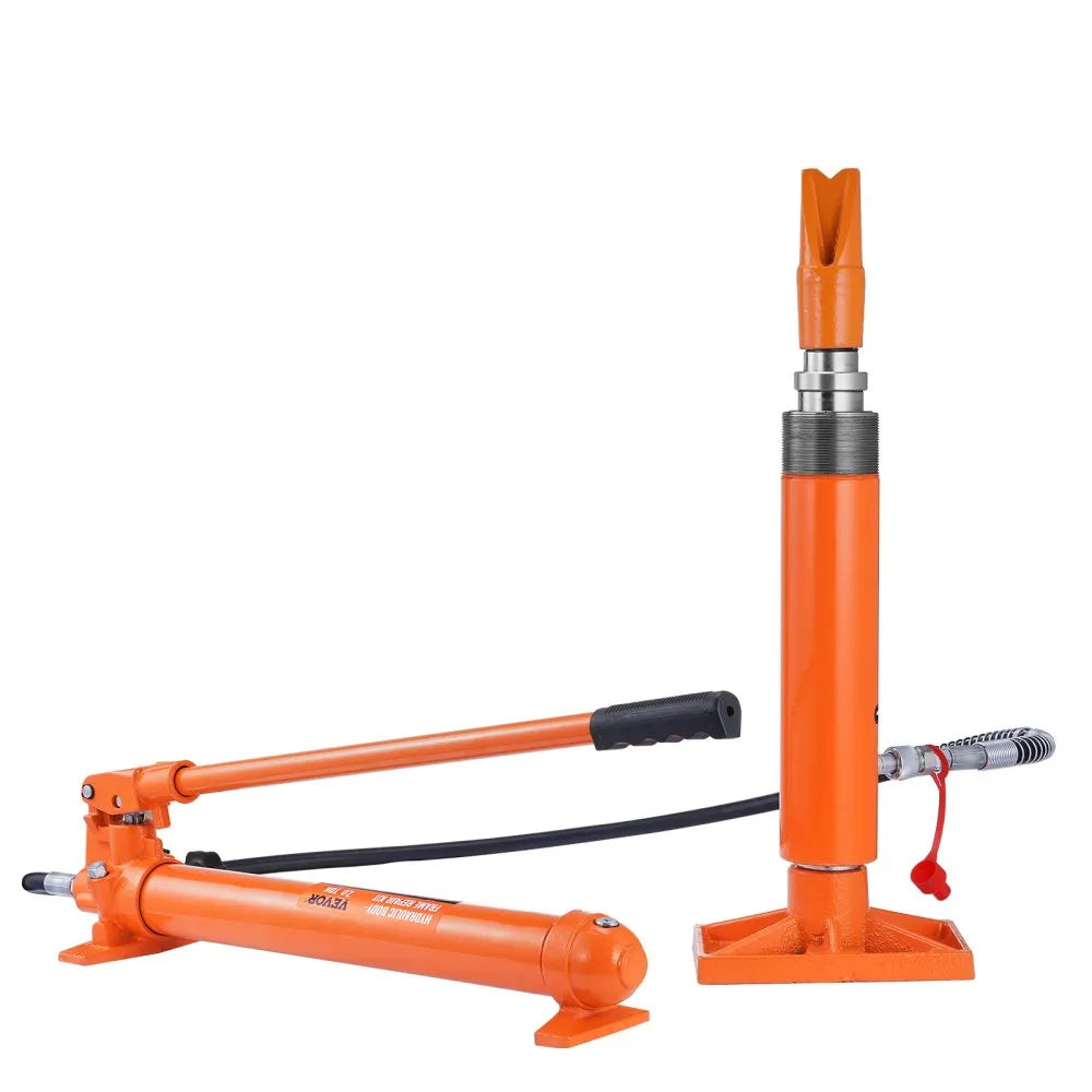VEVOR 20 Ton Porta Power Kit, Portable Hydraulic Jack with 4.6 ft/1.4 m Oil Hose, Car Frame Repair Tool with Storage Case for Automotive, Heavy Equipment, Mechanic (44000 LBS)