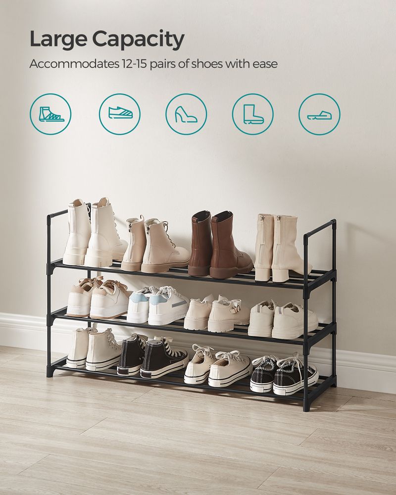 SONGMICS Metal Shoe Rack
