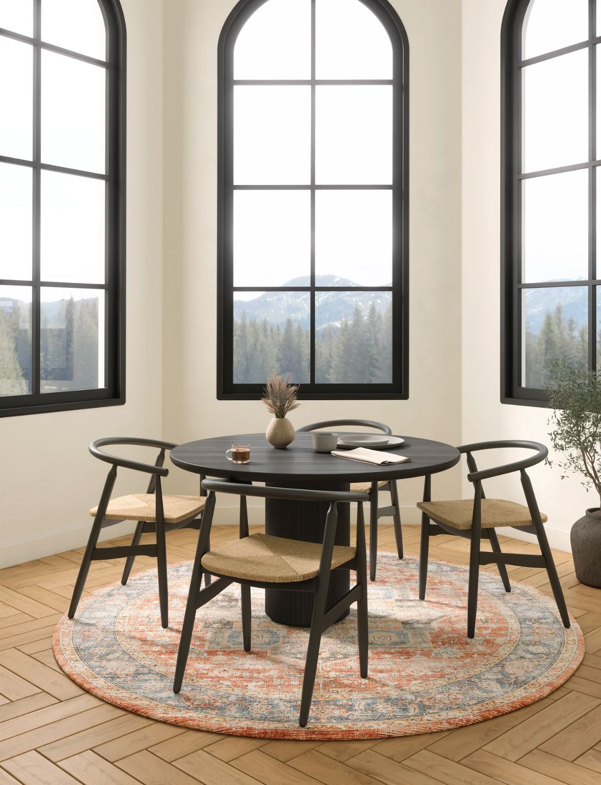 Rivka Terracota Ocean Rug