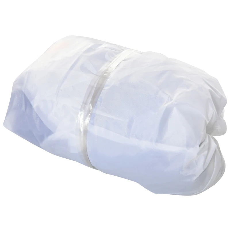 HOMCOM 4FT Inflatable Christmas Snowmen Family, LED Lighted Holiday Blow Up Decoration for Indoor & Outdoor Display