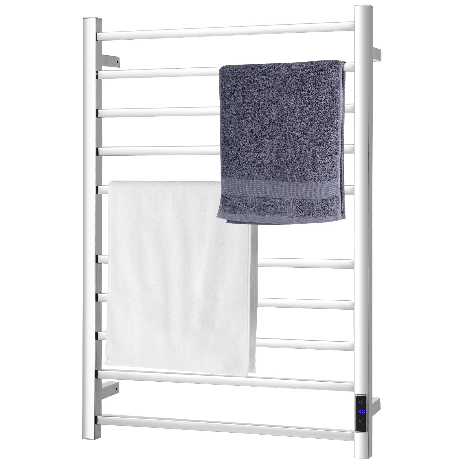 10-Bar Electric Stainless Steel Towel WarmerÂ