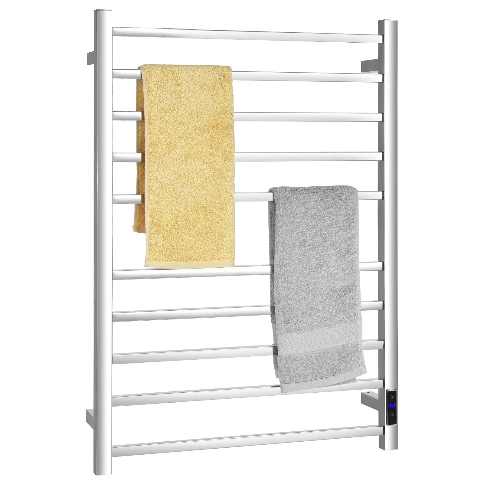 10-Bar Electric Stainless Steel Towel WarmerÂ