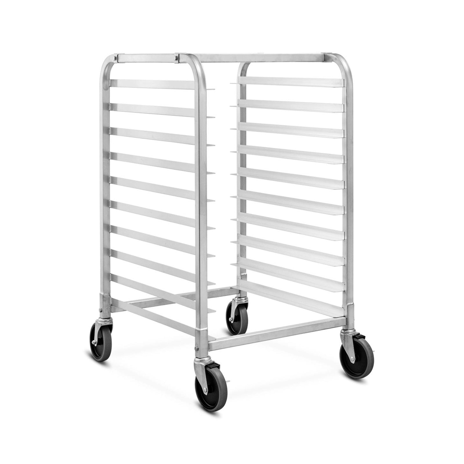 10 Sheets Aluminum Rolling Bakery Pan RackÂ