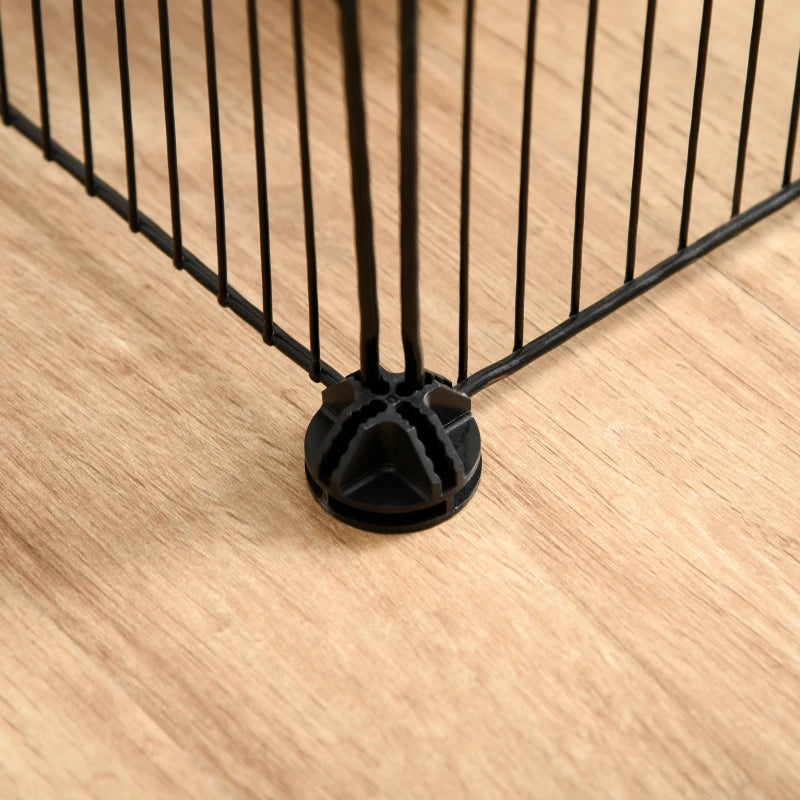 Small Animal Cage for Bunny, Guinea Pig, Chinchilla, Hedgehog, Portable Pet Enclosure with Door, 16 Panels