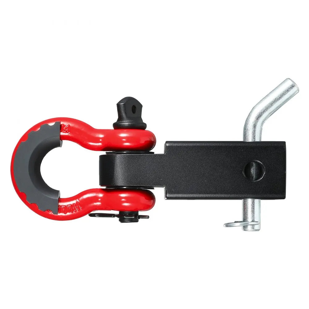 VEVOR 2" Trailer Shackle Hitch Receiver D-Ring Recovery for Truck Jeep 44100 lbs