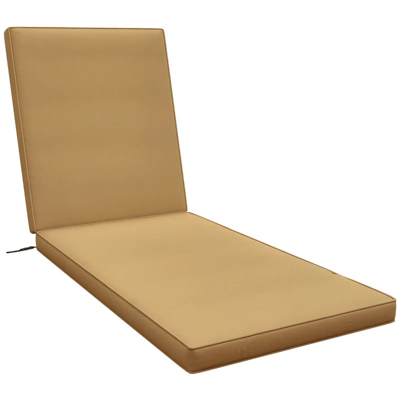 1-Piece Seat Cushion Replacement with Backrest for Lounge, Outdoor Patio Chair Cushions Set with Machine Washable Cover