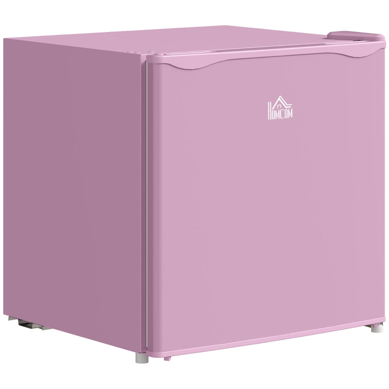1.1 Cu. Ft. Mini Freezer, Compact Upright Freezer with Reversible Door, Removable Shelf, Adjustable Temperature, Pink
