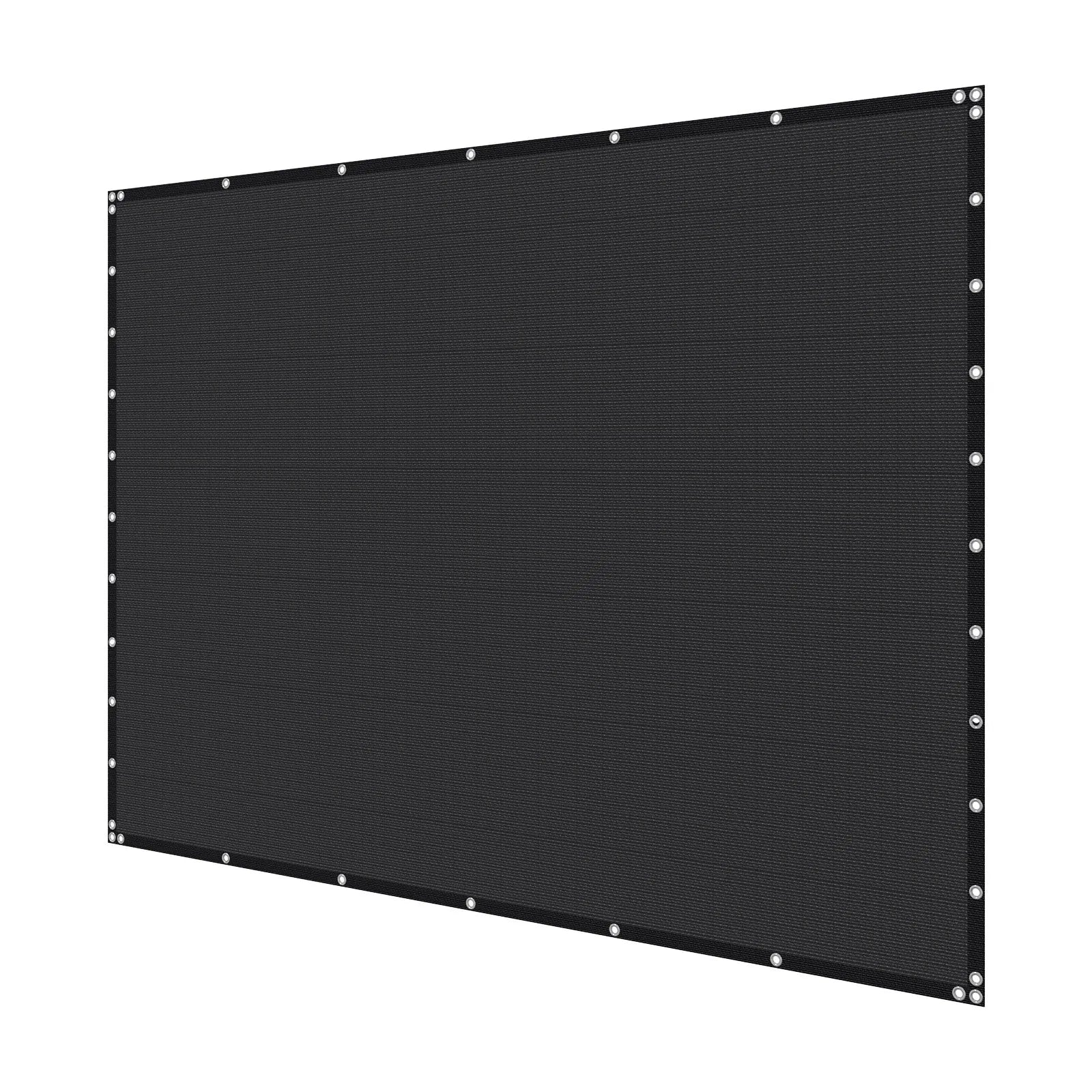 VEVOR 90% Sun Shade Cloth Privacy Screen 10 x 12 ft for Patio Garden (Black)