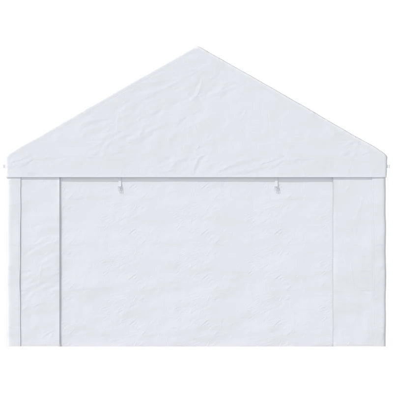 16.5' x 13' Outdoor Tents for Parties, Event Tent with Sides, 4 Windows and 2 Doors, White