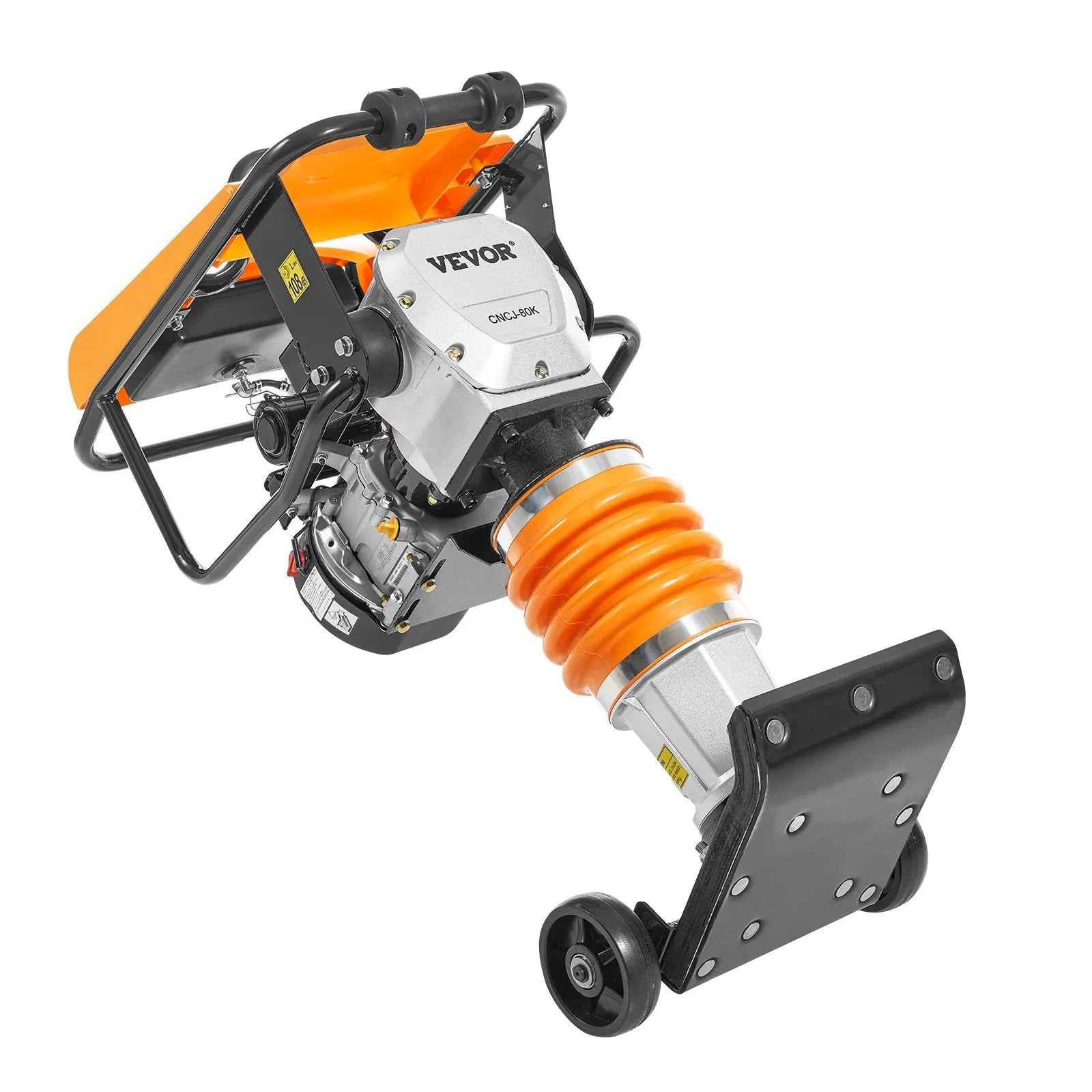 VEVOR 6.5 HP 196 cc Four-Spring Jumping Jack Vibratory Rammer Tamper Compactor