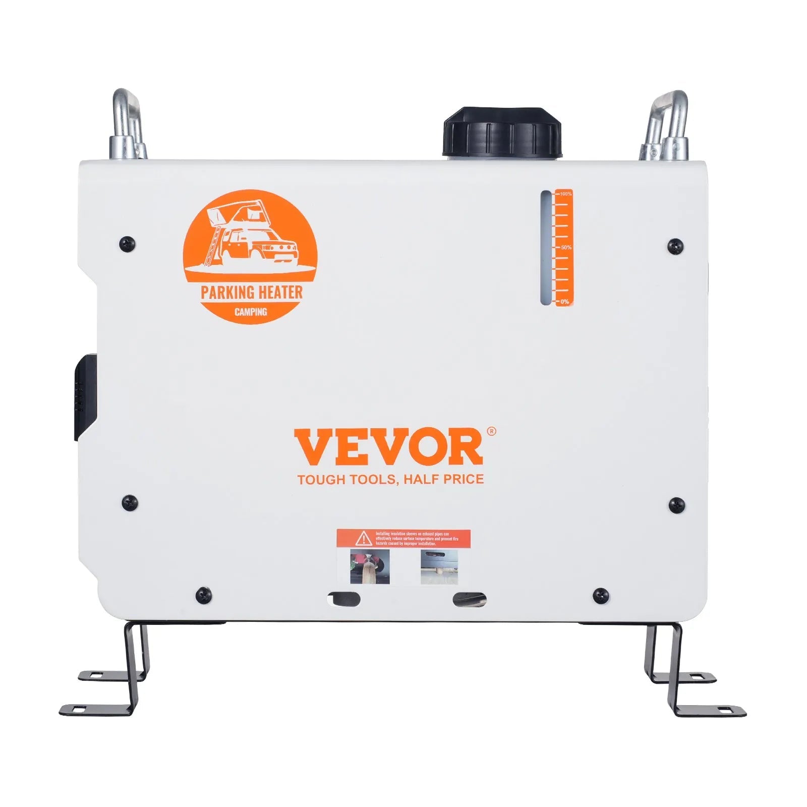 VEVOR 2KW Diesel Heater, All-in-One Diesel Air Heater with Bluetooth, Remote & Display, Portable for Vehicles