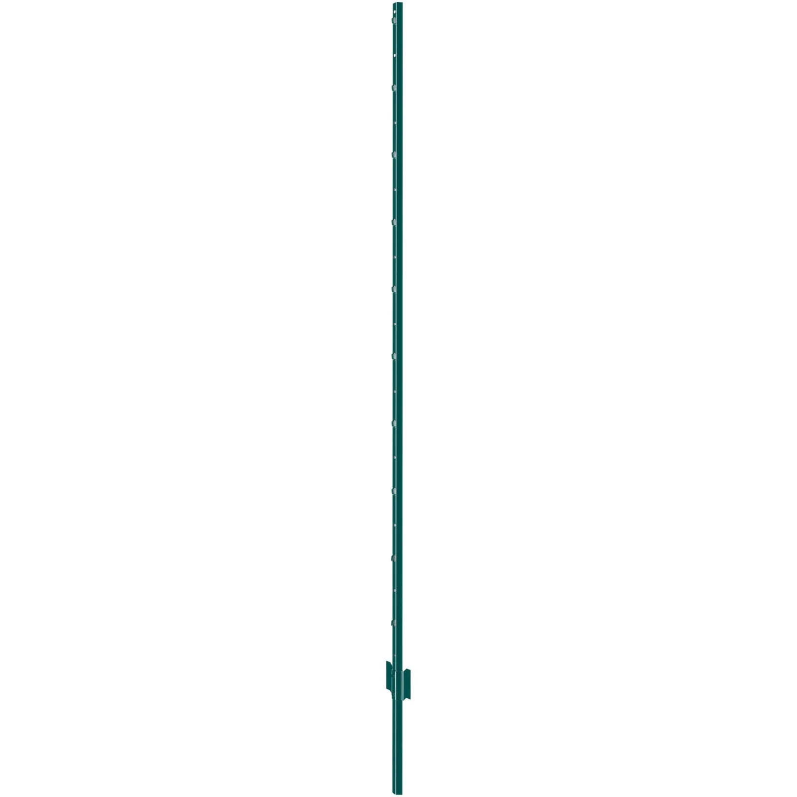 VEVOR 6 Feet Fence Post 10 Pack T-Post Heavy Duty Metal Fence Posts Green