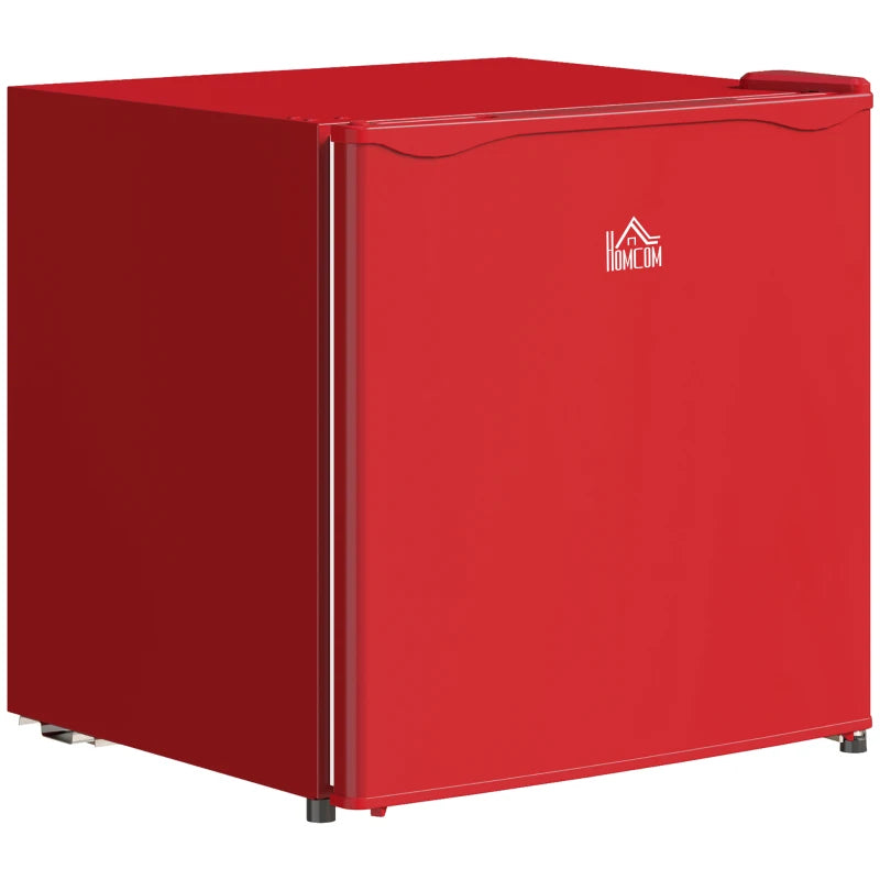 1.1 Cu. Ft. Mini Freezer, Compact Upright Freezer with Reversible Door, Removable Shelf, Adjustable Temperature, Red