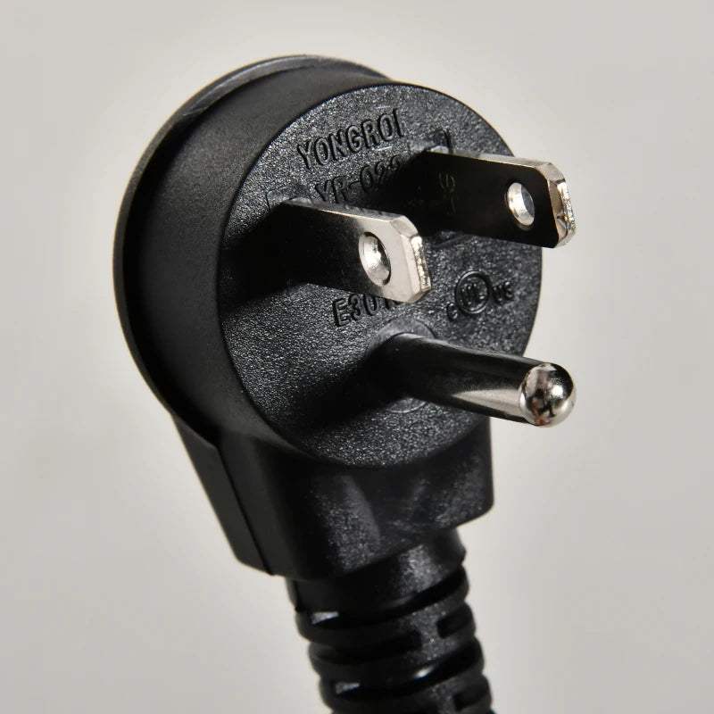 23" Electric Fireplace Insert for Wooden Cabinet, Recessed Fireplace Heater with Realistic Log Flames, Adjustable Brightness, 1400W, Black