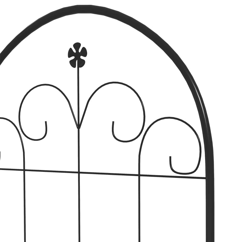 2 Pcs Garden Trellis for Climbing Plants, Outdoor Metal Trellis Plant Support Trellises for Patio, Lawn, Backyard