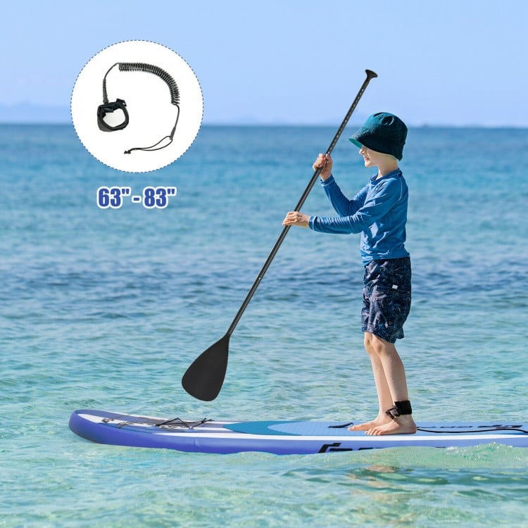 10.6 Feet Inflatable Adjustable Paddle Board with Carry Bag-M