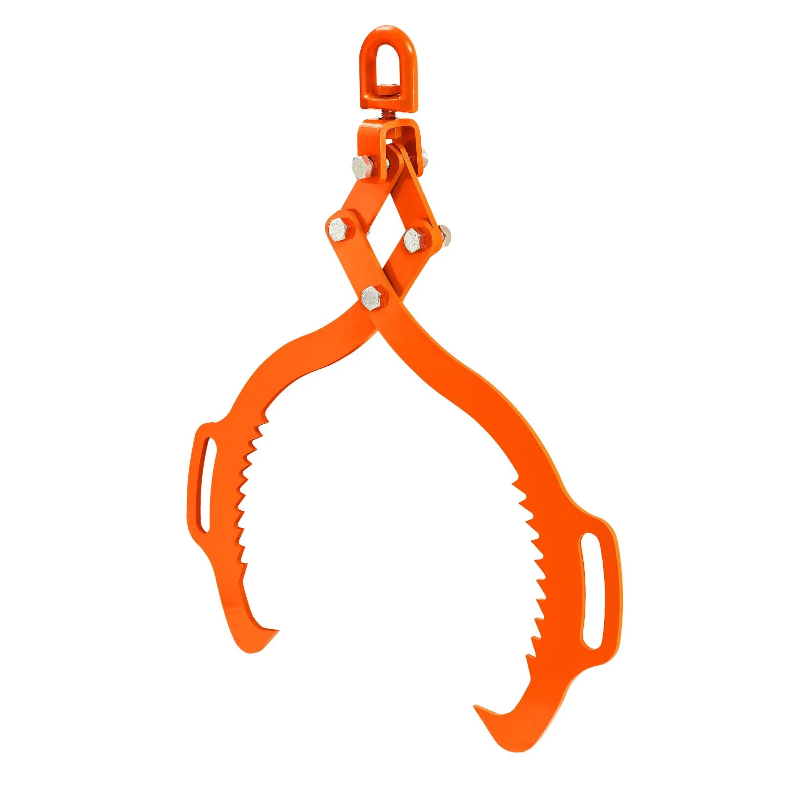 VEVOR 28in Log Lifting Tongs 2 Claw Solid Steel Log Grapple Swivel Log Lifter