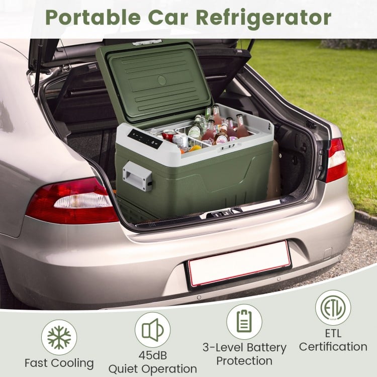 12 Volt Car Refrigerator Portable Car Fridge with Adjustable Range-50L
