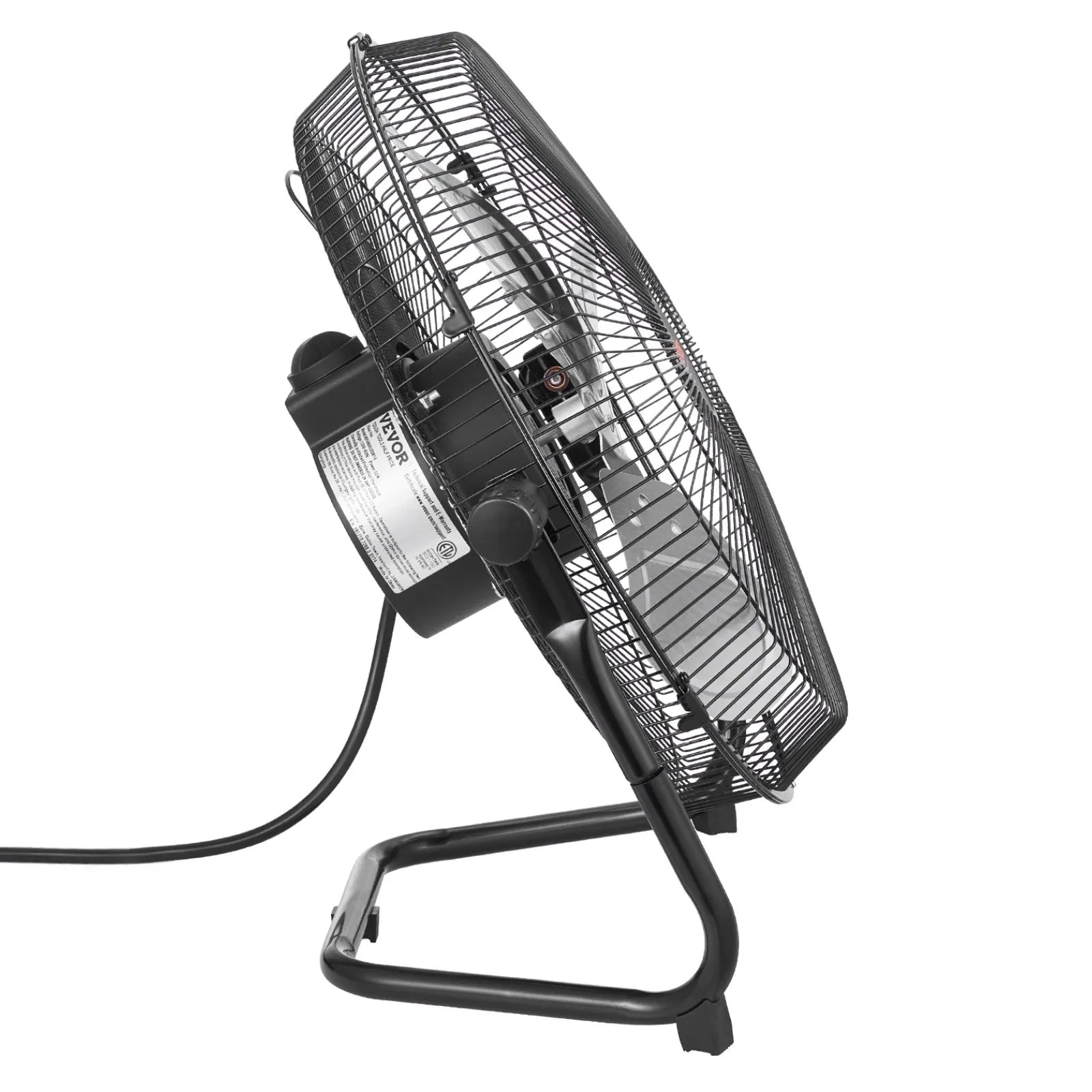 VEVOR 14 In Floor Fan 3 Speed 360° Adjustable Tilt High-Velocity Industrial Fan