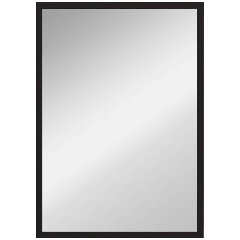 22" x 30" Bathroom Mirror for Wall, Rectangular Mirror for Living Room, Bedroom, Entryway, Black