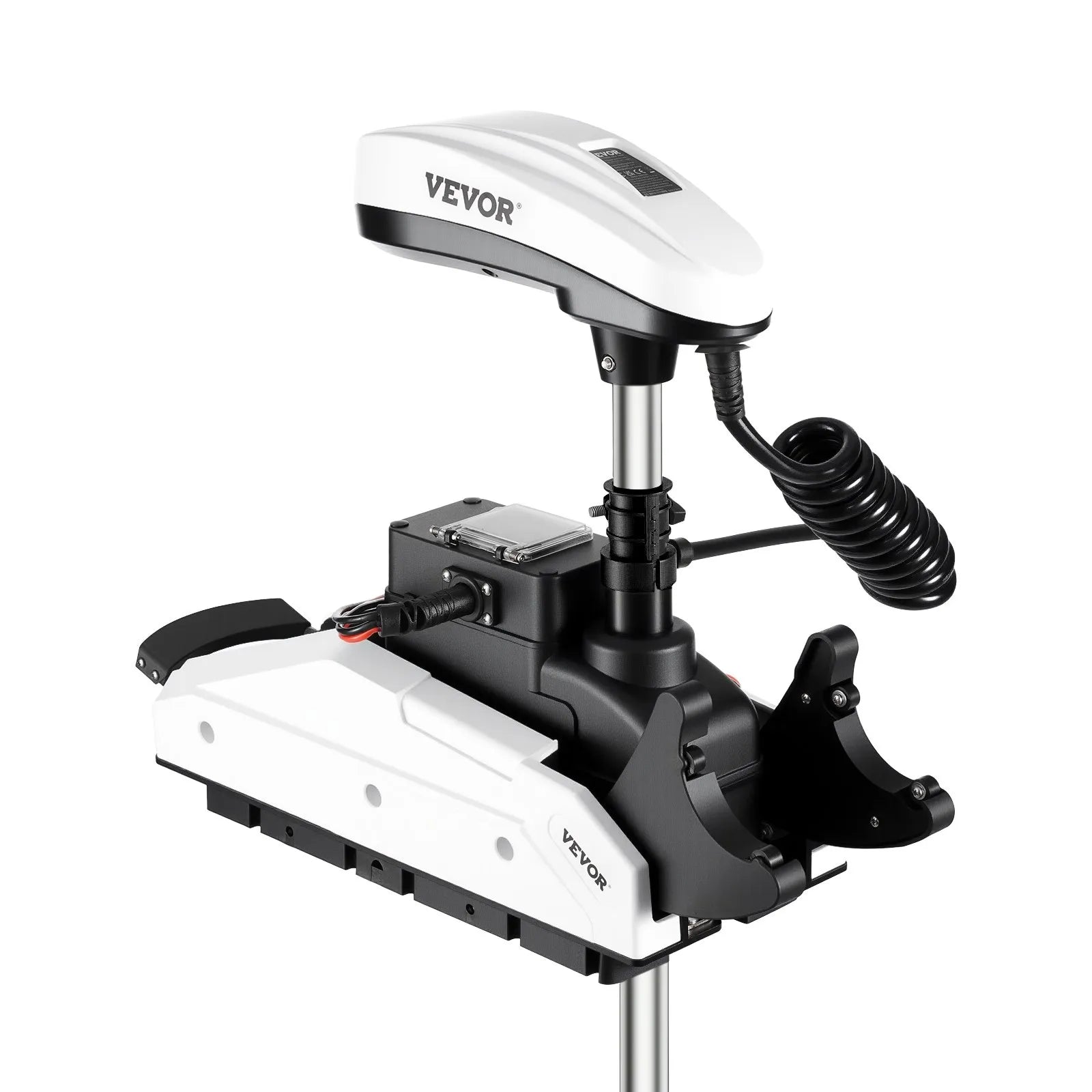 VEVOR 55lb 12V Thrust Electric Trolling Motor Saltwater Boat Engine 54" Shaft