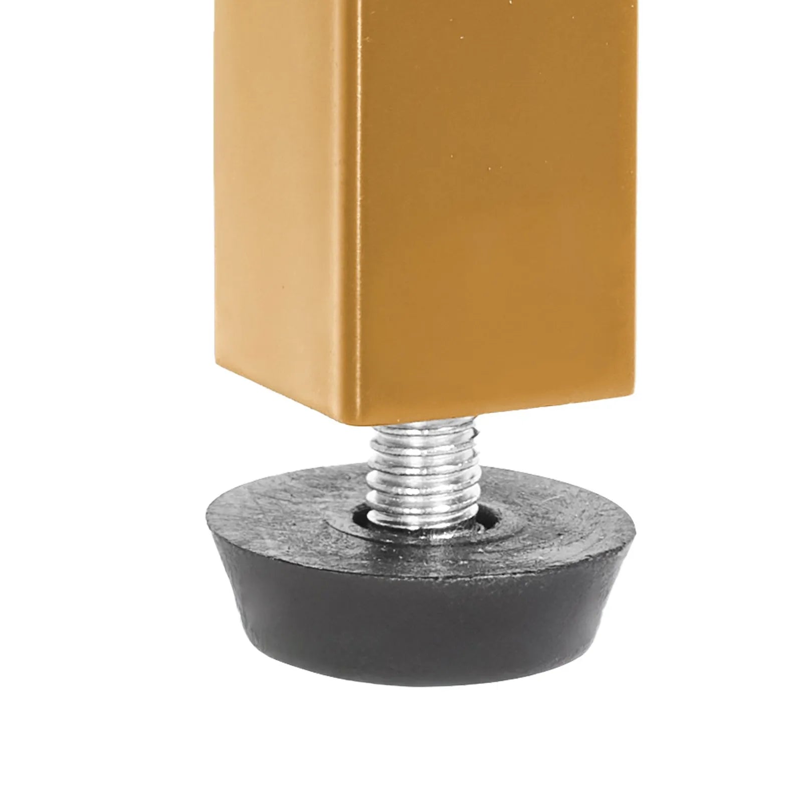 VEVOR 3-Tier Glass Console Table Rectangle Sofa Side Table with Anti-Tip Golden