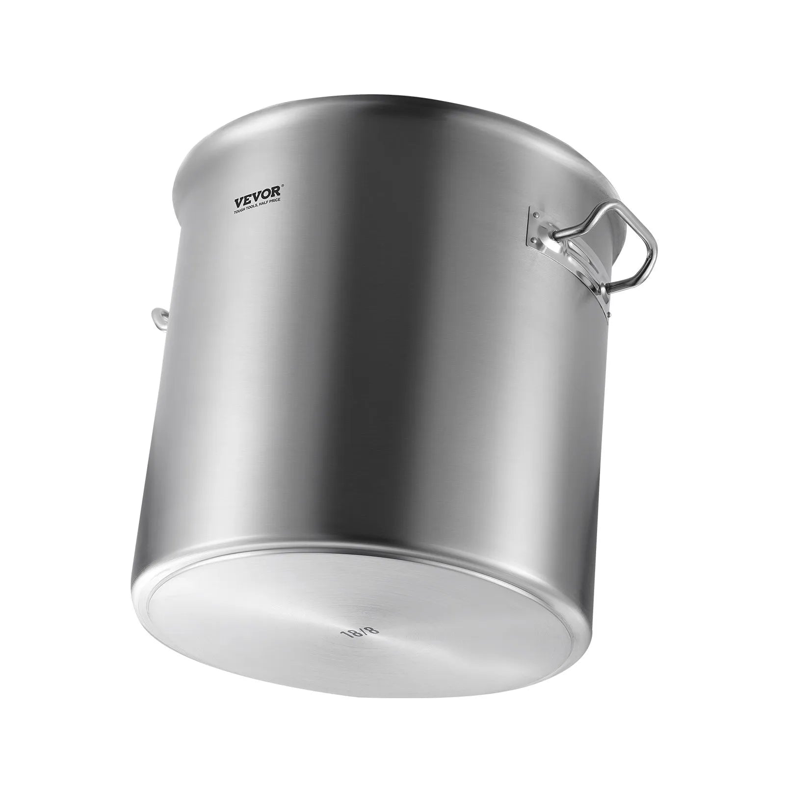 VEVOR 53QT Stainless Steel Stockpot Cooking Kitchen Sauce Pot with Lid Handle