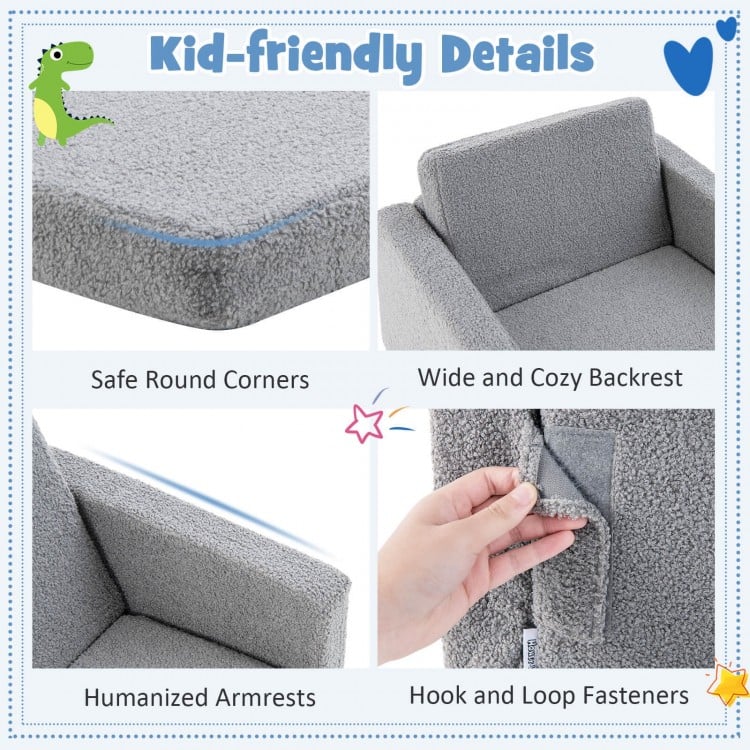 2-in-1 Toddler Fold out Couch