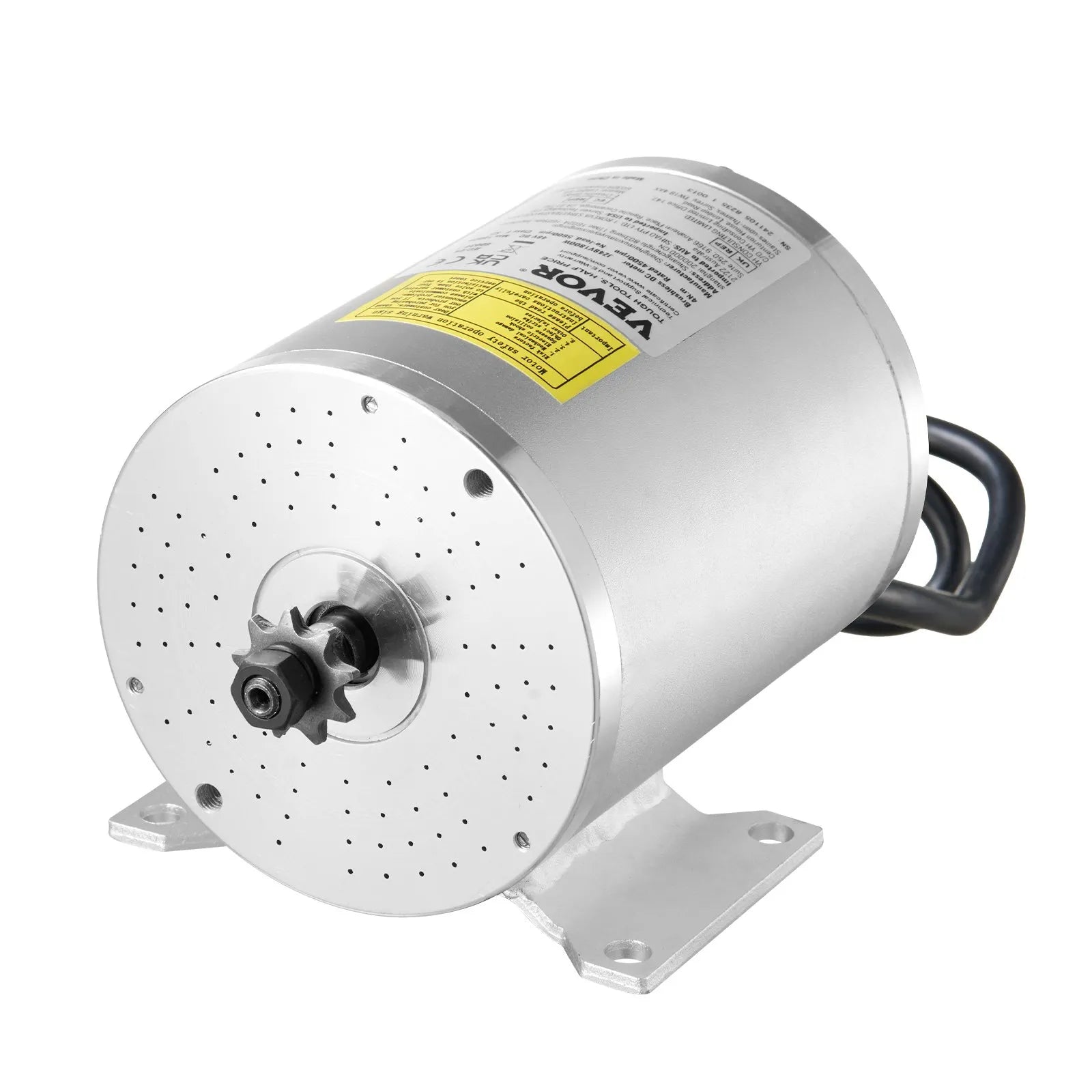 VEVOR 1800W Electric Brushless DC Motor Kit 48V 4500rpm Motor & Speed Controller