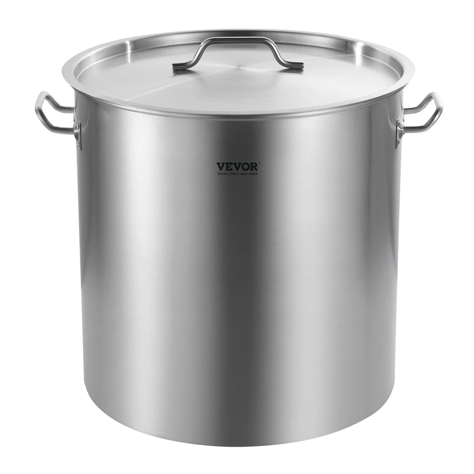 VEVOR 84QT Stainless Steel Stockpot Cooking Kitchen Sauce Pot with Basket Lid
