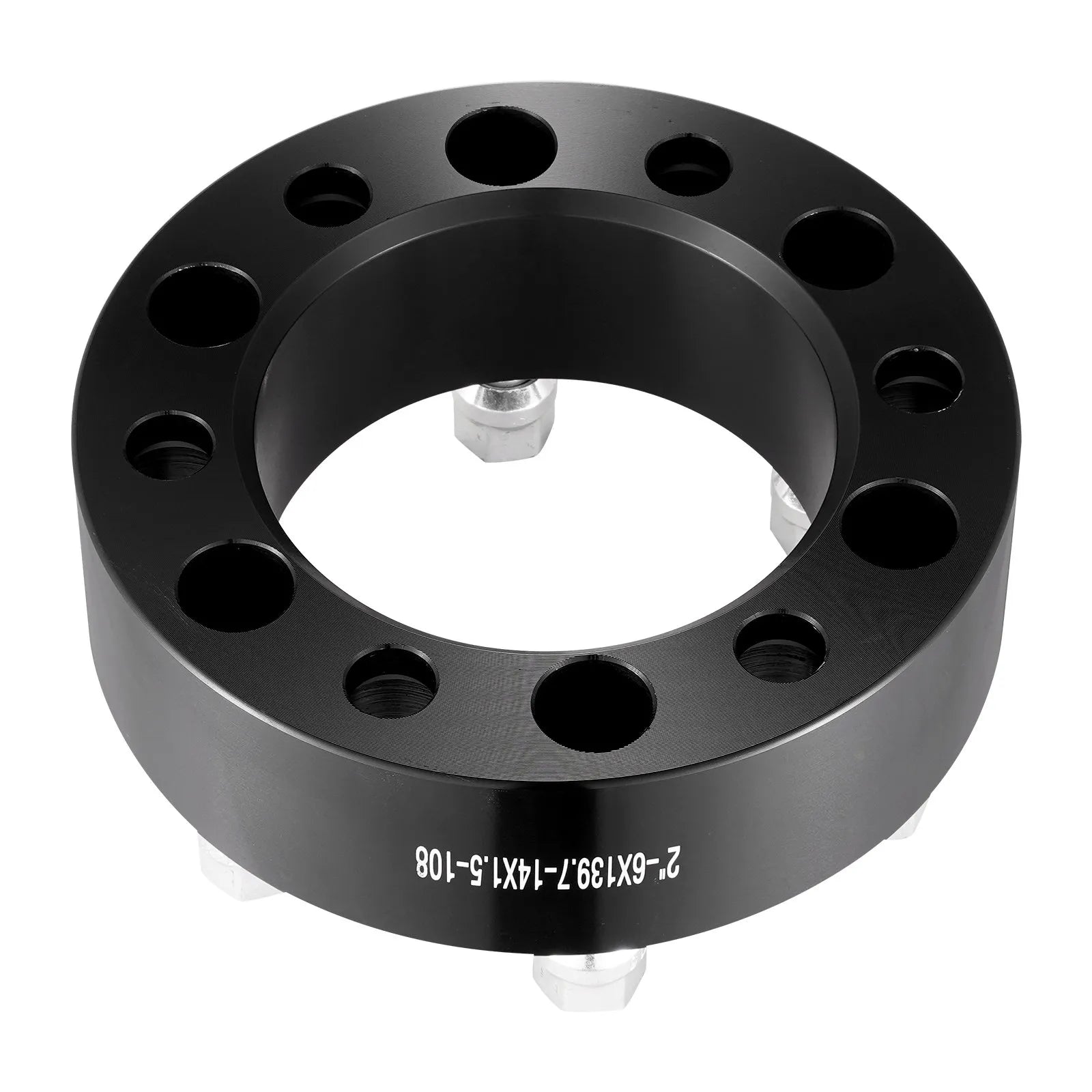 VEVOR 2" 6"x5.5" Wheel Spacers Wheel Adapters 6 Lug Forged Spacer 4 PCS Black