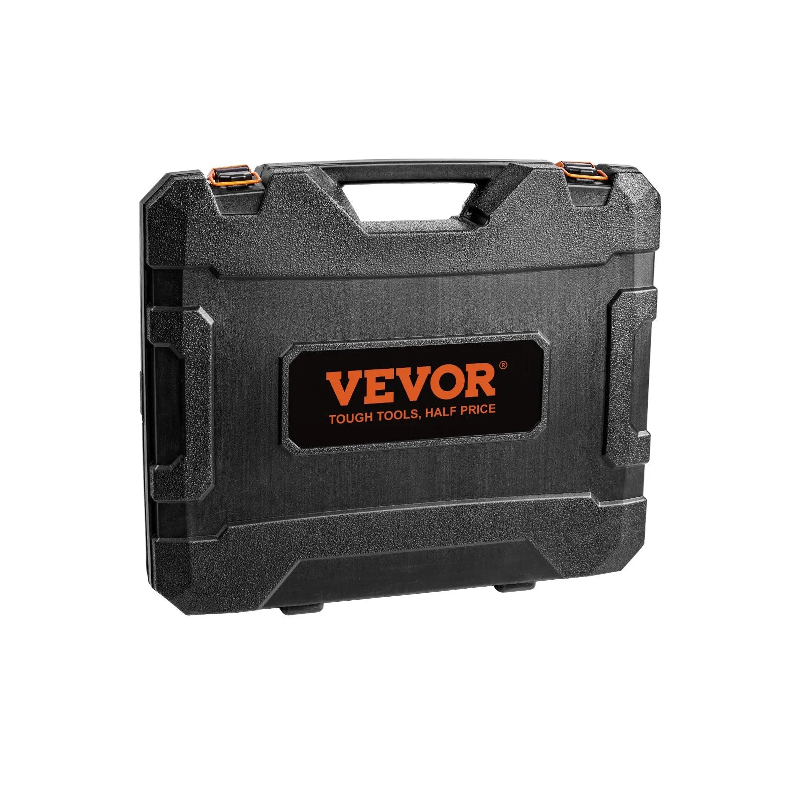 VEVOR 3/8" Drive Impact Socket Set, 90 Piece Socket Set SAE 1/4"-3/4" and Metric 6-19mm, 6 Point Cr-Mo Alloy Steel for Auto Repair, Includes Extension Bars Universal Joint Adapter Lock Storage Case