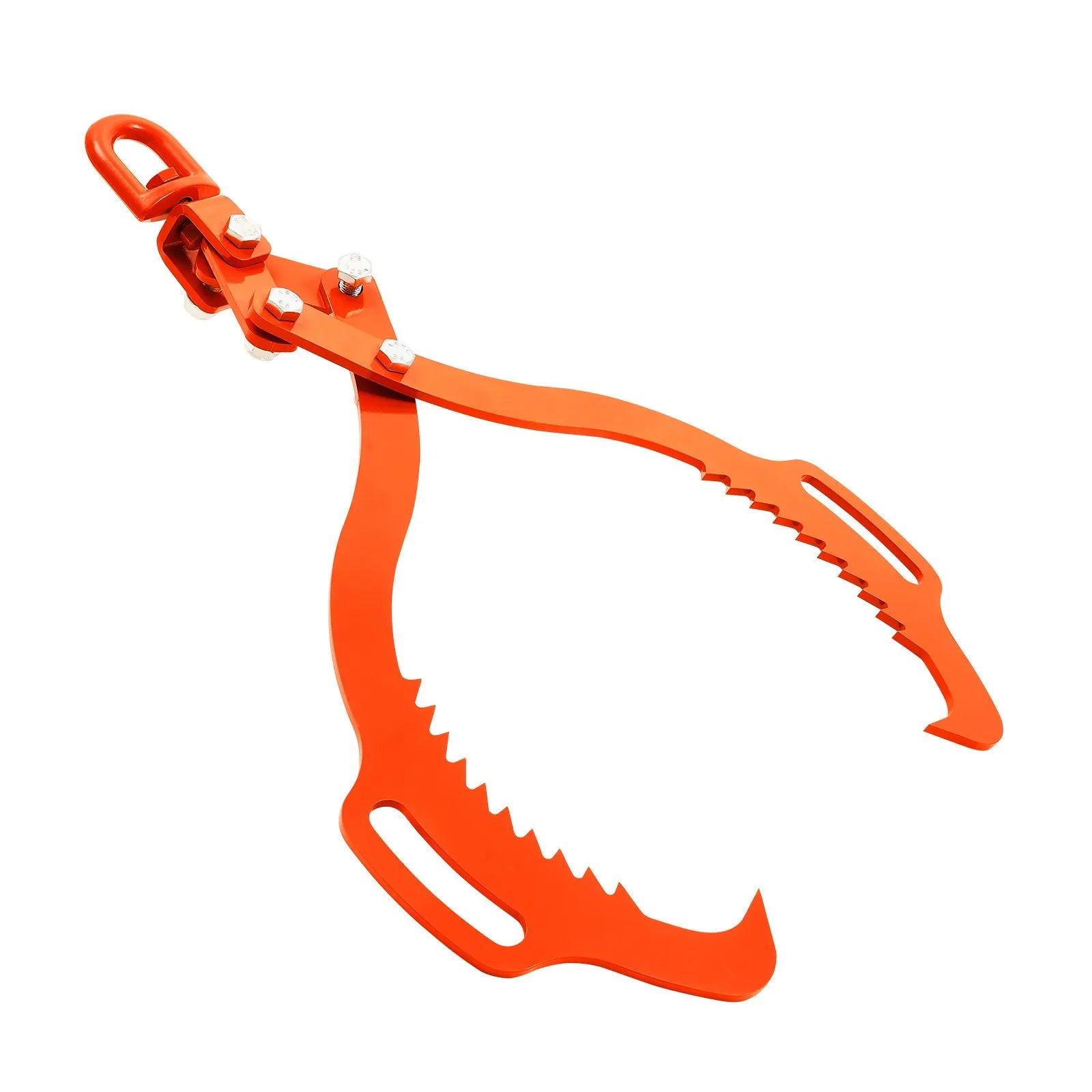 VEVOR 28in Log Lifting Tongs 2 Claw Solid Steel Log Grapple Swivel Log Lifter