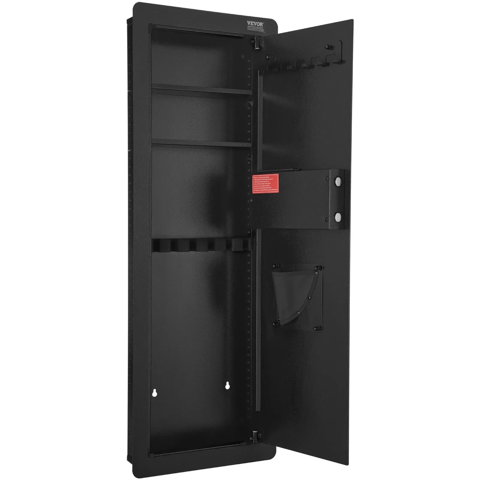VEVOR 42.91" Tall Wall Gun Safe 4-Tier Hidden Gun Safe with Keypad & Fingerprint