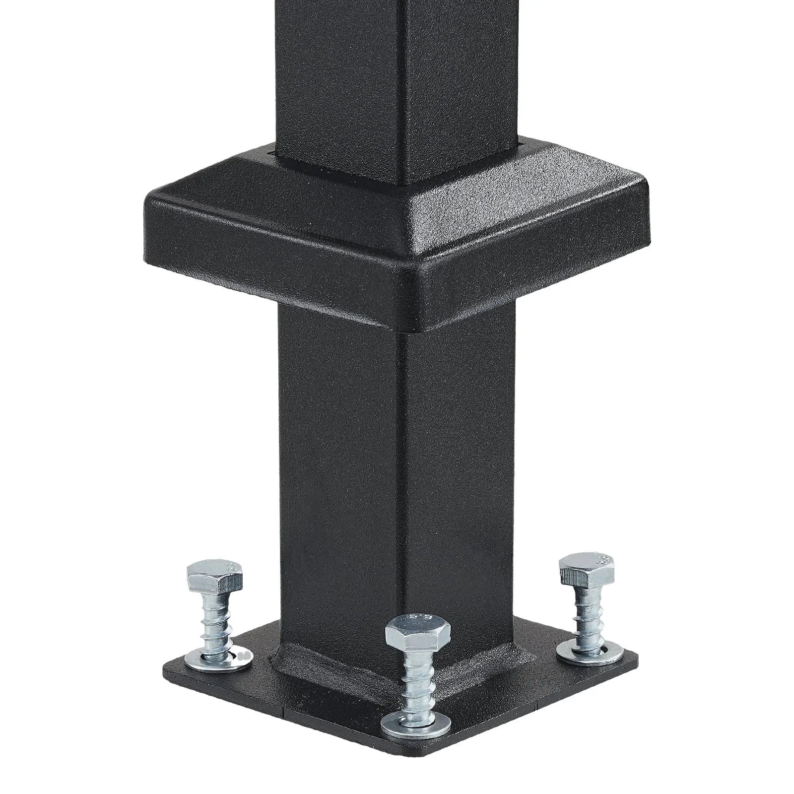 VEVOR 4-5 Handrails for Outdoor for Seniors Porch Deck Black Square Tube Steel