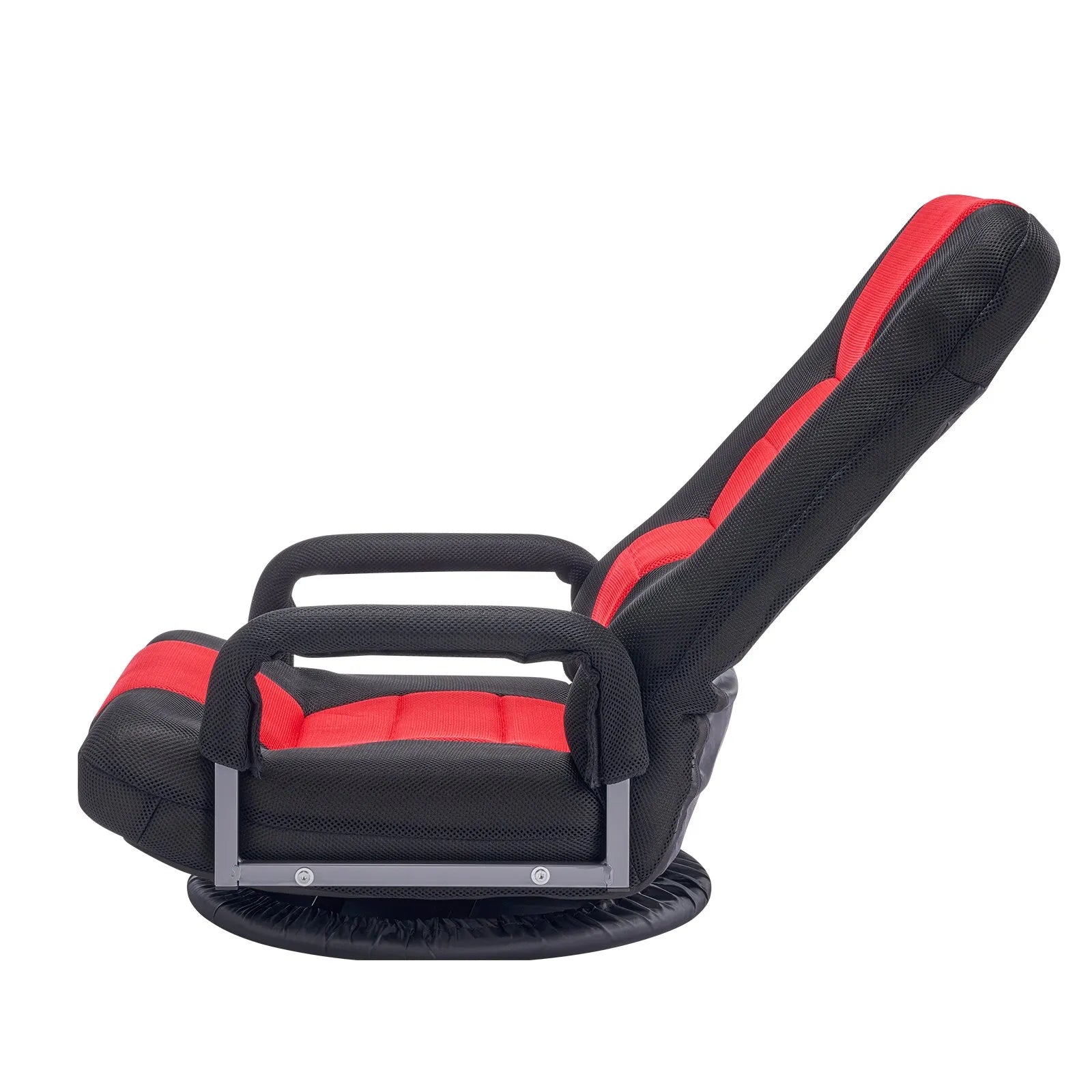 VEVOR 360° Swivel Floor Gaming Chair Folding Floor Chair with Armrest Adjustable