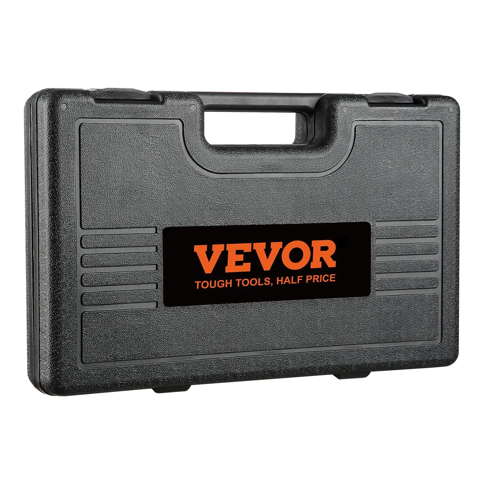 VEVOR 1/2" Drive Impact Socket Set, 34 Piece Socket Set Metric 8-36mm, 6 Point Cr-MO Alloy Steel for Auto Repair, Easy-to-Read Size Markings, Rugged Construction, Includes Storage Case