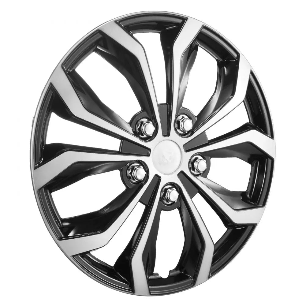 VEVOR 15" Wheel Rim Cover Hubcaps Set of 4 Sturdy Hubcap for All Weather Use