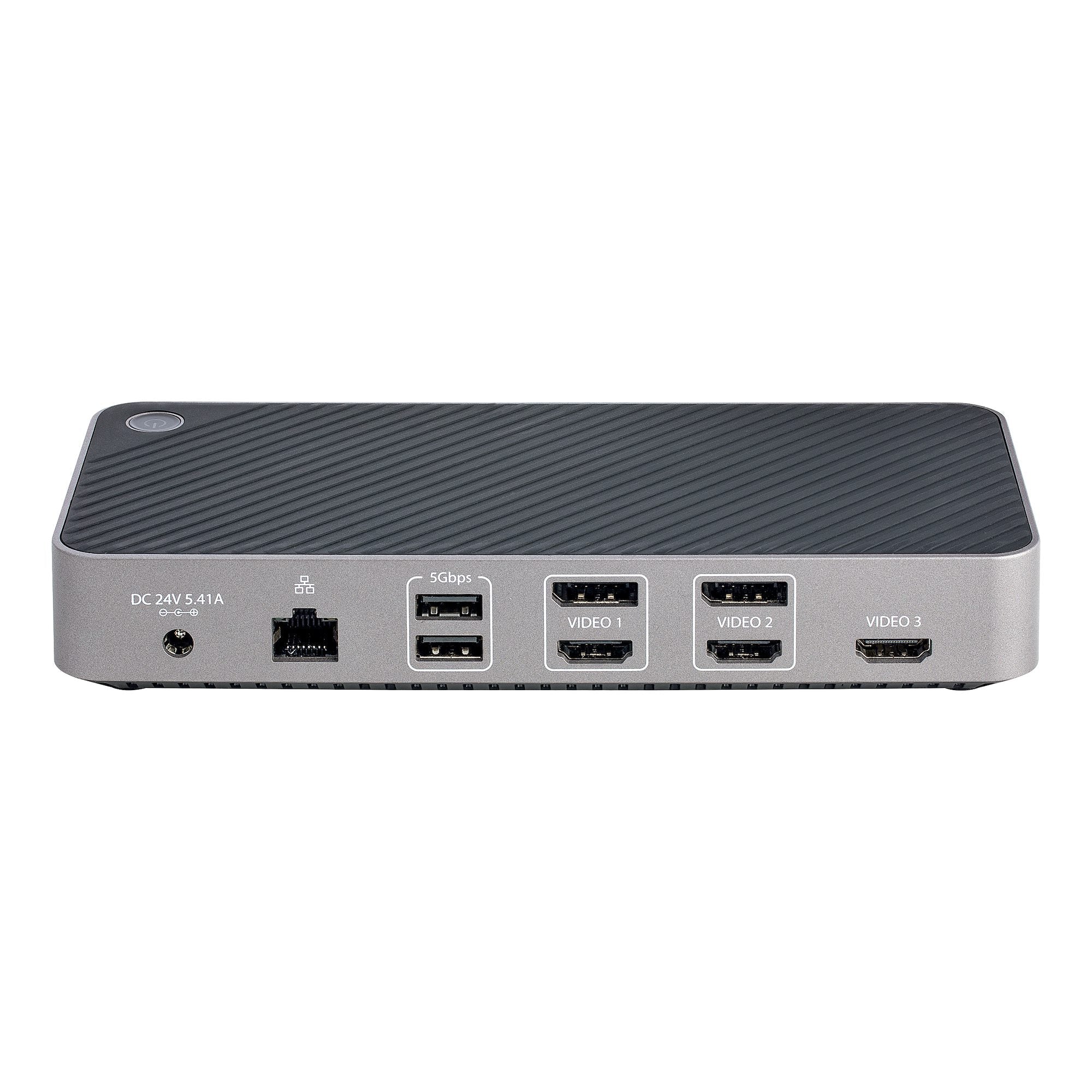 USB-C Triple Monitor Docking Station - HDMI/DP Triple 4k USB-C Dock - 5x USB Hub - GbE - 100W PD - Universal Multi Monitor Docking Station - Thunderbolt 3/4 Compatible