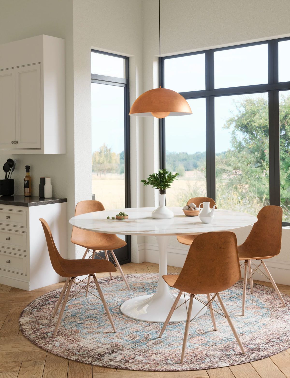 Zariah Brick Lagoon Rug