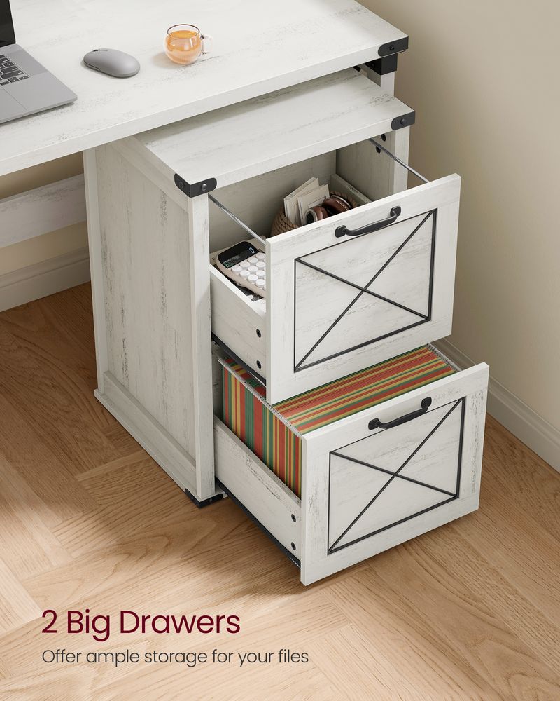 VASAGLE File Cabinet with 2 File Drawers, Fit A4